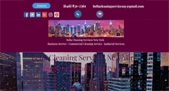 Desktop Screenshot of bellacleaningservicesny.com